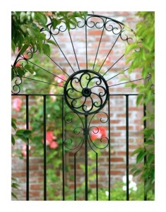 Wrought iron gate photograph by Carolyn Jones